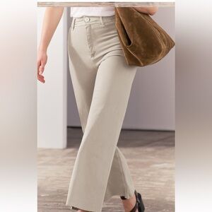 Lot of 3 pairs of the viral Zara Marine Sz 6 Jeans: stone, white, black wash